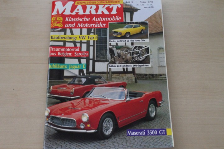 Deckblatt Oldtimer Markt (03/1991)